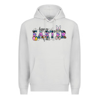 Dove Grey Happy Easter Y'all Premium Hoodie - CowhideDigitalArt