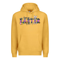 Mustard Happy Easter Y'all Premium Hoodie - CowhideDigitalArt