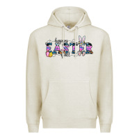 Oatmeal Heather Happy Easter Y'all Premium Hoodie - CowhideDigitalArt