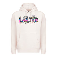 Pale Pink Happy Easter Y'all Premium Hoodie - CowhideDigitalArt