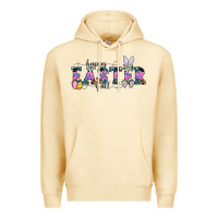 Pina Colada Happy Easter Y'all Premium Hoodie - CowhideDigitalArt