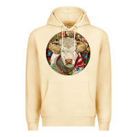 Pina Colada Charolais Heifer Christmas Premium Hoodie - RanaPortraitStore