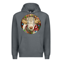 Rock Charolais Heifer Christmas Premium Hoodie - RanaPortraitStore