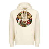 Tofu Charolais Heifer Christmas Premium Hoodie - RanaPortraitStore