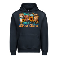 Navy moody before coffee Urban Hoodie - JahusDesignShop