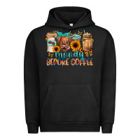 Pigment Black moody before coffee Urban Hoodie - JahusDesignShop