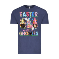 Vintage Denim Easter with my gnomies  Easter Day Vintage Tee - CowGirlArtShop