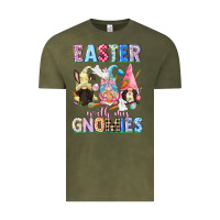 Vintage Olive Easter with my gnomies  Easter Day Vintage Tee - CowGirlArtShop