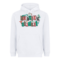 White nursing student Heavyweight Hoodie - AdoDesignShop