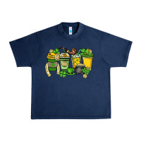 Navy St. Patrick's Day coffee cups Urban Heavy Tee - HowdyJamesFarm