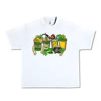 White St. Patrick's Day coffee cups Urban Heavy Tee - HowdyJamesFarm