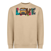 Love School Bus Heavyweight Sweatshirt | Teevron