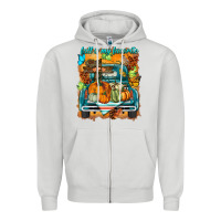 Dove Grey fall is my favorite Zipper Hoodie - BarkalooDesign