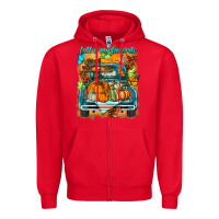 Red fall is my favorite Zipper Hoodie - BarkalooDesign