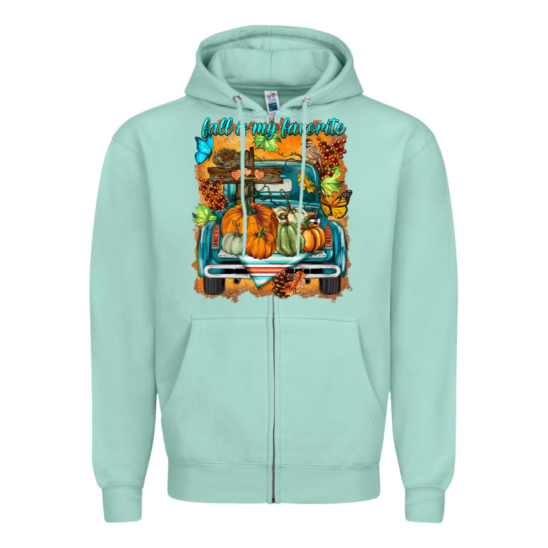 Fall Is My Favorite Zipper Hoodie by BarkalooDesign | Teevron
