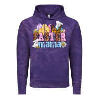 Cloud Purple Easter mama Vintage Hoodie - OliviaCreatesArt