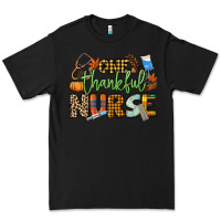 Black One thankful Nurse Premium Tee - NancyCooperArtShop