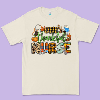 One Thankful Nurse Premium Tee Designed By Nancycooperartshop
