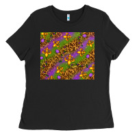 Black Mardi Gras tumbler Ladies Tee - HowdyJamesFarm