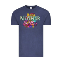 Vintage Denim Mother hustler lightning bolt mother's day Vintage Tee - HowdyJamesFarm