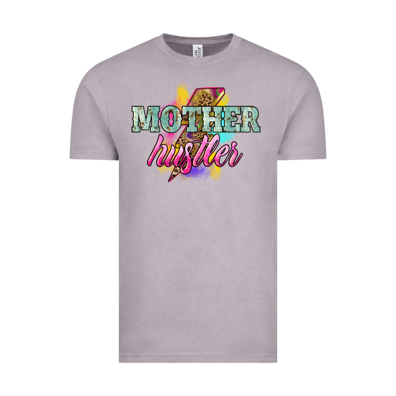 Mother Hustler Lightning Bolt Mother's Day Vintage Tee by HowdyJamesFarm | Teevron