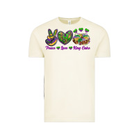 Vintage Arctic peace love mardi gras king cake Vintage Tee - RanaPortraitStore