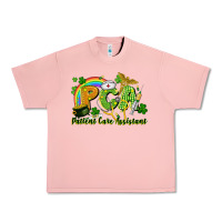 Salmon PCA Patient Care Assistant St. Patrick's Day Urban Heavy Tee - CowGirlArtShop
