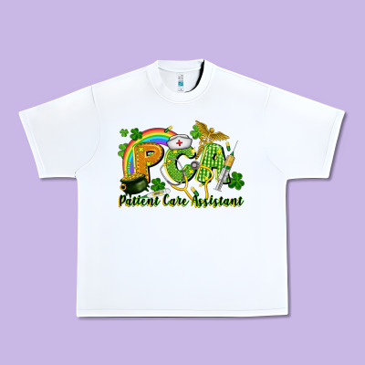 Pca Patient Care Assistant St. Patrick's Day Urban Heavy Tee Designed By Cowgirlartshop