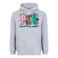 Heather Grey pta physical therapy assistant Heavyweight Hoodie - AdoDesignShop