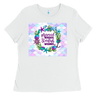 White mermaid kisses starfish wishes Ladies Tee - TumblerDesignByShophia