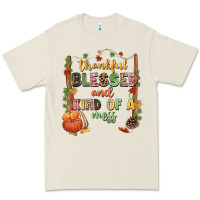 Bone Thankful blessed and kind of a mess Premium Tee - NancyCooperArtShop