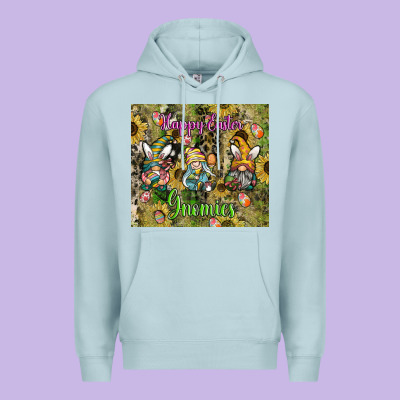 Easter Gnome Celebration Premium Hoodie Designed By Cowhidedigitalart