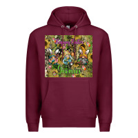 Burgundy easter gnome celebration Premium Hoodie - CowhideDigitalArt