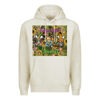 Oatmeal Heather easter gnome celebration Premium Hoodie - CowhideDigitalArt
