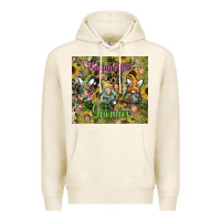 Tofu easter gnome celebration Premium Hoodie - CowhideDigitalArt