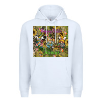 White easter gnome celebration Premium Hoodie - CowhideDigitalArt
