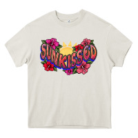 Cream sunkissed Heavy Core Tee - NancyCooperArtShop