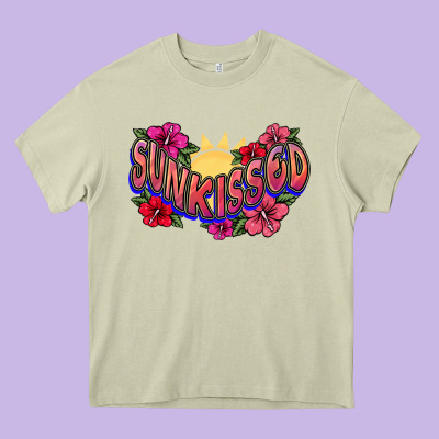 Sunkissed Heavy Core Tee Designed By Nancycooperartshop