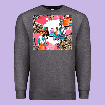 Nail Tech Premium Sweatshirt Designed By Adodesignshop
