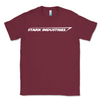Burgundy stark industries Classic Tee - maiPhamDesign