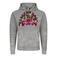 Cloud Rock Skull Xoxo rainbow Valentine's Day Vintage Hoodie - FaDigitalArtStudio