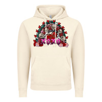 Vintage Artic Skull Xoxo rainbow Valentine's Day Vintage Hoodie - FaDigitalArtStudio