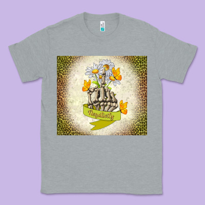 Negativity Classic Tee Designed By Tumblerdesignbyshophia