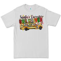 Dove Grey santas favorite bus driver Premium Tee - texasbilliewilder