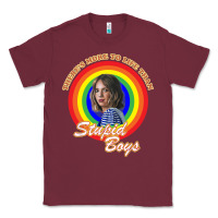 Burgundy Things There's Something Stranger Classic Tee - maiPhamDesign