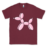 Burgundy balloon dog pink Classic Tee - maiPhamDesign