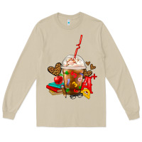 Mushroom teacher frappe coffee Long Sleeve Tee - FaDigitalArtStudio
