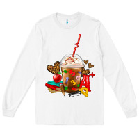 White teacher frappe coffee Long Sleeve Tee - FaDigitalArtStudio