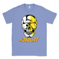 Colony Blue Dad life Sugar Skull for Soccer Softball Halloween Costume Classic Tee - maiPhamDesign