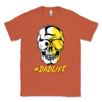 Copper Dad life Sugar Skull for Soccer Softball Halloween Costume Classic Tee - maiPhamDesign